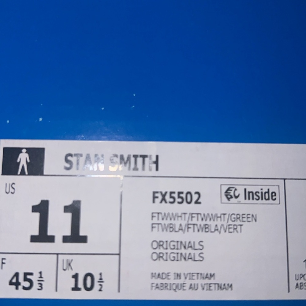 ADIDAS ORIGINALS STAN SMITH | WHITE/GREEN | LIFESTYLE SHOES/Sneakers | NEW/NWT!! - Picture 13 of 13